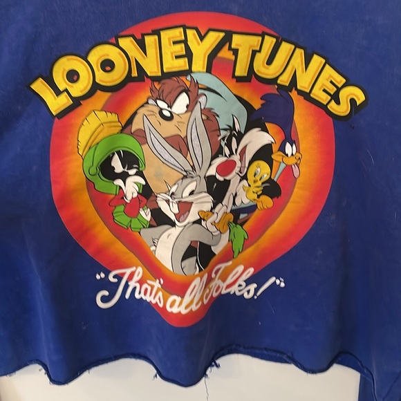 Looney Tunes Cropped Sweatshirt - Picture 2 of 7